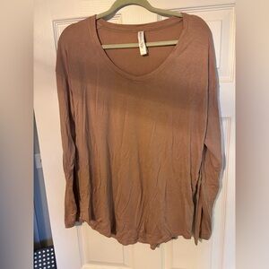 Athleta Rose Colored Long Sleeve